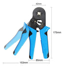 Alicate Crimpar Prensa Terminal Tubular Ilhós 0,25 Até 10mm