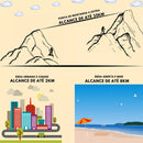 Talkabout Motorola T470 Walk Talk Rádio Comunicador Cor Amarelo até 2km na cidade até 35km Na montanha sem Interferência.