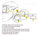 Máscara De Solda Automática Profissional Fixa Evald Cor Preto