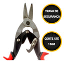 Tesoura Manual Para Cortar Chapa Corte Reto Mtx