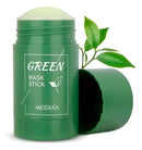 Máscara faciai para pele normal Apolo Green Mask Stick Green Mask 40g y 40mL
