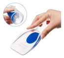 Genérica Palmilha calcanheira gel silicone ortopédica