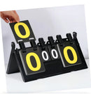 Placar De Mesa Marcador Manual Dobrável Contador De Pontos