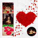 1.000 Pétalas De Rosas Artificiais Vermelha Casamento Noivas Cor Vermelho