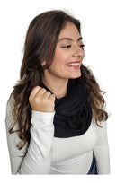 Cachecol Feminino Masculino Tendência Moda Outono Inverno Cor Preto Desenho Do Tecido Tricô Tamanho Único Adulto