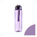 Garrafa Água 1 Litro Academia Tampa Trava Segurança Suco  Roxo