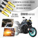 Kit 4 Piscas Led Seta Mt03 Mt07 Mt09 Fz150 Fz250 Sequencial