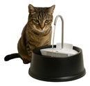 Fonte Bebedouro Gatos Cães 1,5l Filtro Joy Elétrico Cor Preta