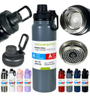 Garrafa Térmica 800ml Frio Com Isolamento Garrafinha Tre Cinza