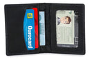 Carteira Masculina Porta Cartão Slim Couro Bovino Cor Preto