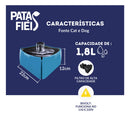 Fonte Bebedouro Gato Cães Pet 1,8L com Filtro; Cor Rosa