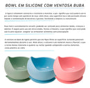 Buba Prato Bowl Silicone Com Ventosa Introdução Alimentar Infantil Rosa