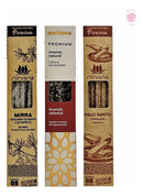 Kit Incenso Nirvana Natural Premium 3 Aroma Poder Espiritual