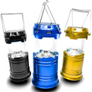 Lampião Retro Solar Lanterna Super Led Recarregavel Cor Dourado Fluoreled