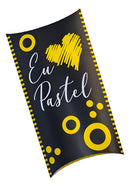 100 Caixas Pastel Delivery Viagem M 25x15x3 Preto