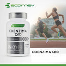 Coenzima Q10 Ubiquinol 100% Puro Premium 500mg 120cps Ecomev Sem Sabor