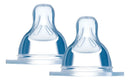 Kit 2 Bicos De Silicone Para Mamadeira 2m+ Fluxo Médio Mam