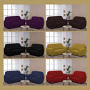 Kit Capa De Sofa 2e3 Lugares Ibitex Malha Lisa Coladinha Cor Vermelho