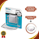 Saboneteira De Parede Porta Sabonete Aço Com Ventosa Arthi