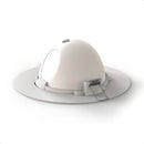 Suporte De Embutir No Teto Gesso Redondo Para Alexa Echo Pop Cor Branco