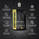 Whey Protein Concentrado 1Kg Sabor Baunilha Soldiers Nutrition