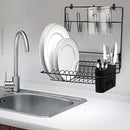 Escorredor Pratos E Copos Parede Dobrável Cook Home Preto Arthi