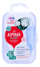 Aspirador Sugador Nasal Para Bebês Likluc Premium Cor Branco
