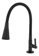 Torneira Gourmet Cozinha Mesa Bancada Pia Flexível Preta Abs Preto