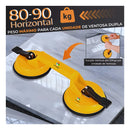 Duas Ventosa Dupla Vacuo Pisos Porcelanato Marmore 80 - 90kg