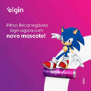 Pilha AA Elgin Recarregável 82175 cilíndrica kit de 4 unidades 2700 mah