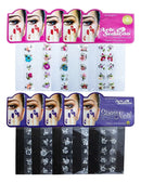 Kit Adesivos De Unha Artesanal 50 Branquinho 50 Tradicional