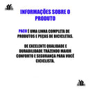 Kit Freio A Disco 160mm Mecânico Pinça/disco/adaptador Bike