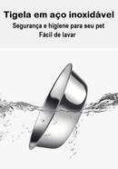 Comedouro E Bebedouro Automático Para Cães E Gatos Filhotes Cor Rosa