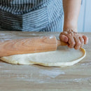 Pau De Macarrão Rolo De Abrir Massa Pão Torta Madeira Grande