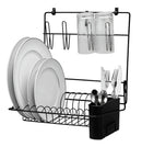 Escorredor Pratos E Copos Parede Dobrável Cook Home Preto Arthi