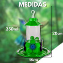Kit 2 Bebedouro Passarinho Beija Flor Colibri Jardim 290ml