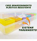 Porta Comprimidos Caixa Divisórias Estojo Remédio Suplemento