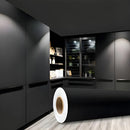 Adesivo Vinílico Preto Fosco 10m x 45cm Envelopamento de Móveis, Parede e Eletrodomésticos