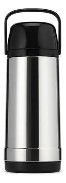 Garrafa Térmica Café Chá 1litro Invicta Metalizada C Alça Cor Prata