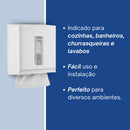 Dispense Papel Toalha Interfolhas Nobre Street Branco Parede