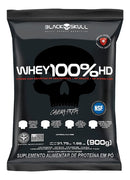 Whey 100% Hd 900g Concentrado E Isolado Black Skull Sabor Cookies & cream