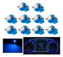 Kit 10 Lampada T5 B8.5 D Painel Led Azul Atacado Azul T5 B8.5 12 Volts