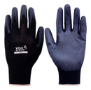 Kit 5 Prs Luva Pu Tátil Multitato Mecânico Tato Antiestá 9 (G)