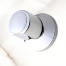 Acabamento Registro Volante Abs 1/2 3/4 Luxo Acabamento Brilhante Cor Cromado C40