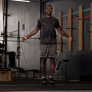 Corda de Pular Muvin Basics Tamanho Ajustável em PVC Corda de Saltos Com Velocidade Para Treino Funcional Exercícios Cross Training Academia Tamanho Máximo 3,15 Metros Cor Preto