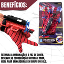 Toys Luva Do Homem Aranha Solta Teias Dispara Dardos Divertido