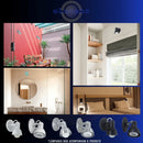 Arandela Luminaria De Parede Casa Ap Branco 110V 220V (Bivolt)