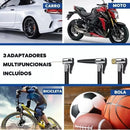 Mini Compressor Bomba De Ar Calibrador Digital Sem Fio Pneus B&G 3668 Cor Preto