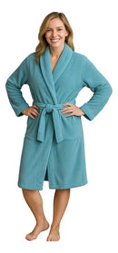 Roupão De Microfibra Attuale Adulto Unissex C Rosa-escuro M