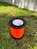 Willmax Fio Nylon Quadrado 3,00mm, Bobina 2,25kg, Aprox 255m. Cor Laranja-escuro